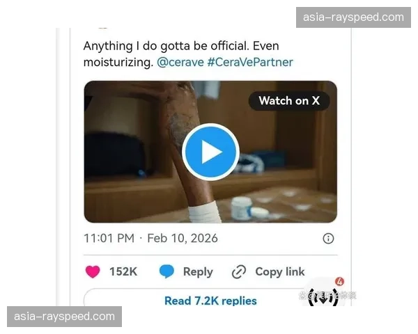 杜兰特谈CeraVe广告两小时赚200万美元称实在没法拒绝 杜兰特谈CeraVe广告两小时赚200万美元称实在没法拒绝